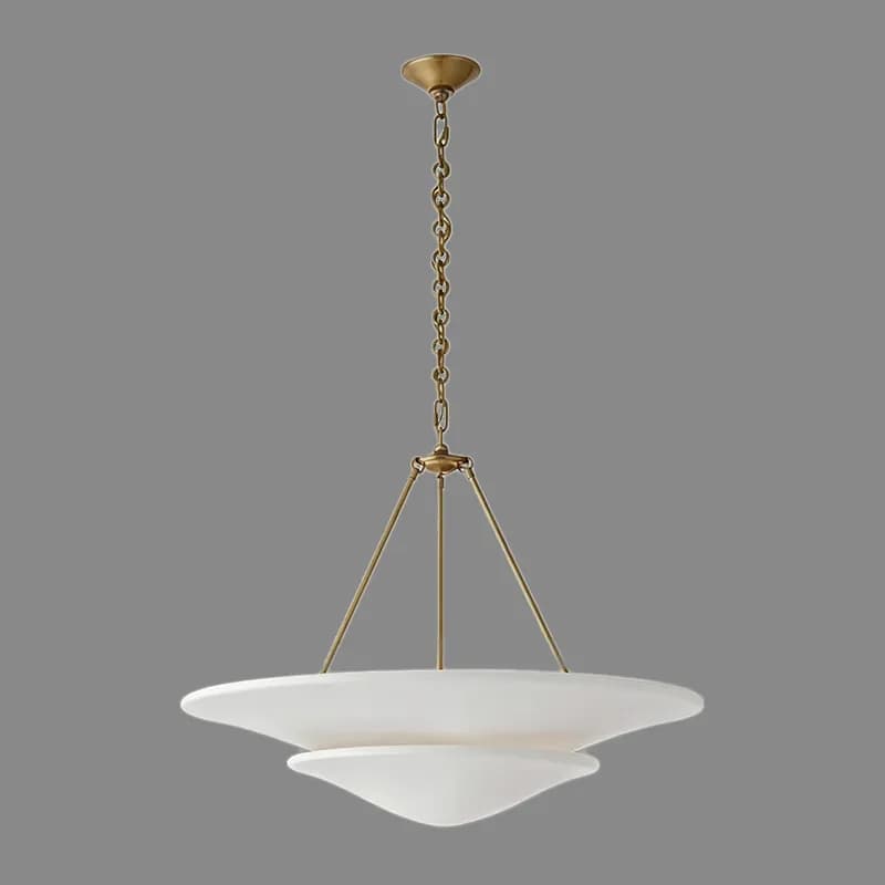 Sculptural Plaster Pendant Light | Contemporary Artisan Lighting
